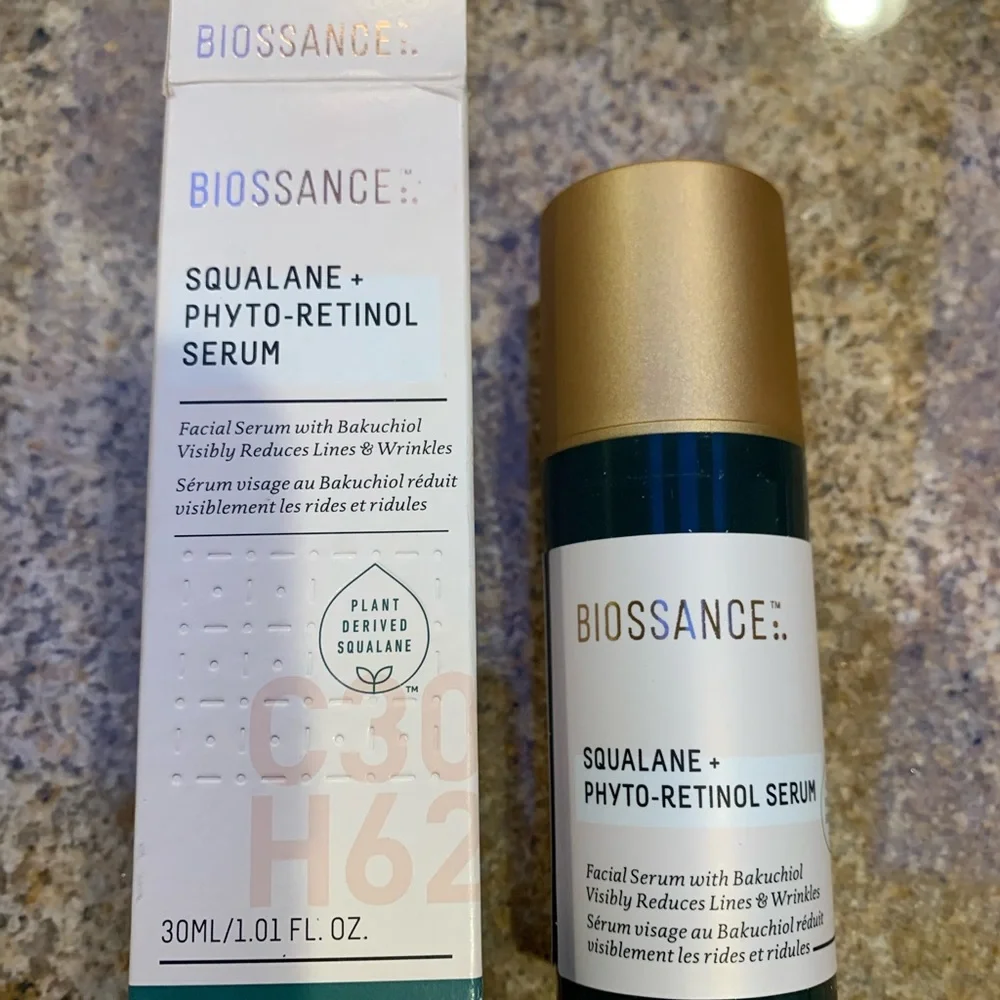 Biossance Squaline and Phyto Retinol Serum NIB 30mL/1.01 Fl oz